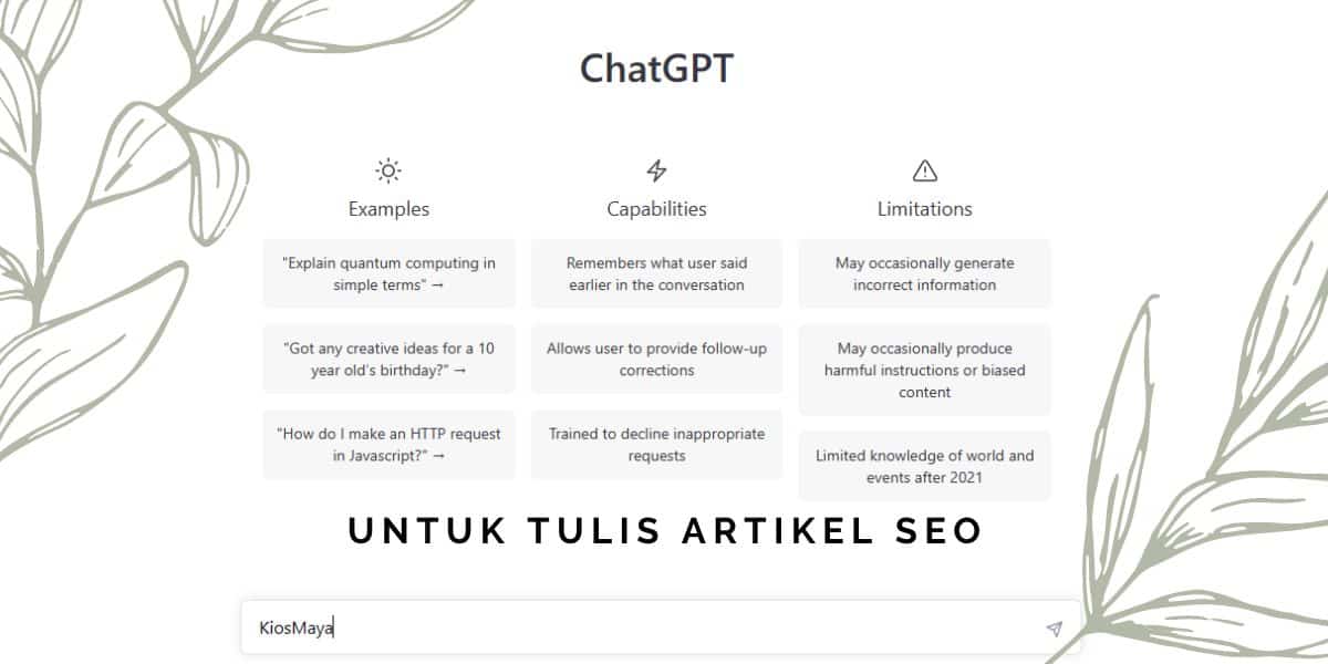 Chatgpt Untuk Menulis Artikel Seo Pahami Konsekuensinya