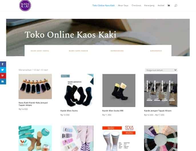 contoh toko online distributor