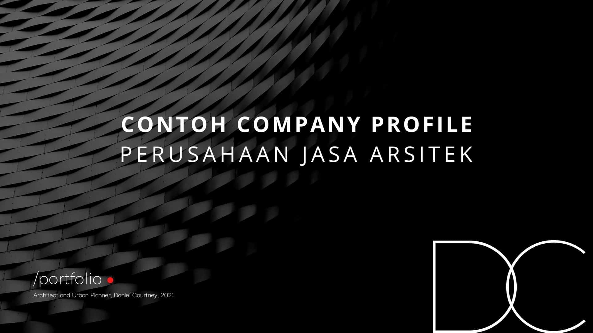 Contoh Compro Perusahaan Jasa Arsitek