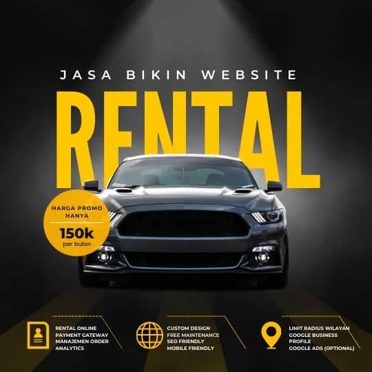 Jasa Bikin Website Rental Mobil Online