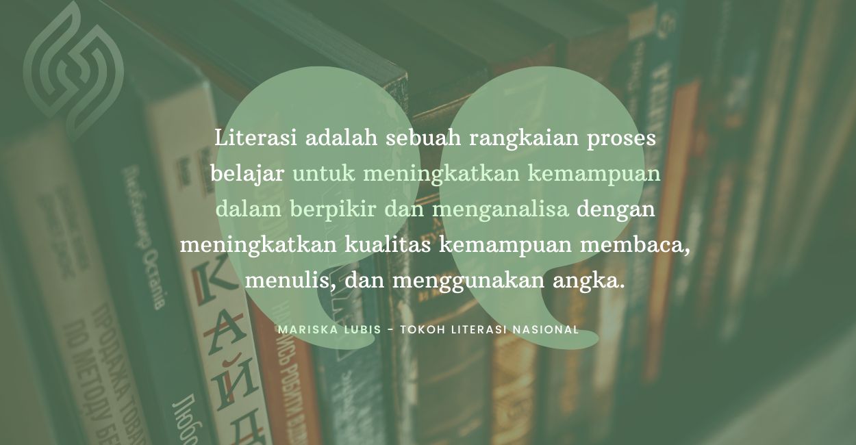 apa itu literasi kata mariska lubis