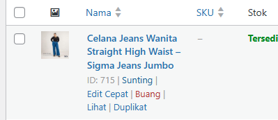 Pilih Produk yang Ingin Diedit